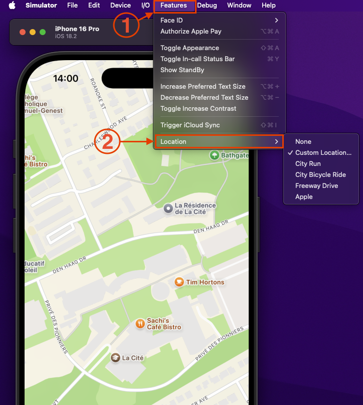 Diagramme de la Stack Core Data